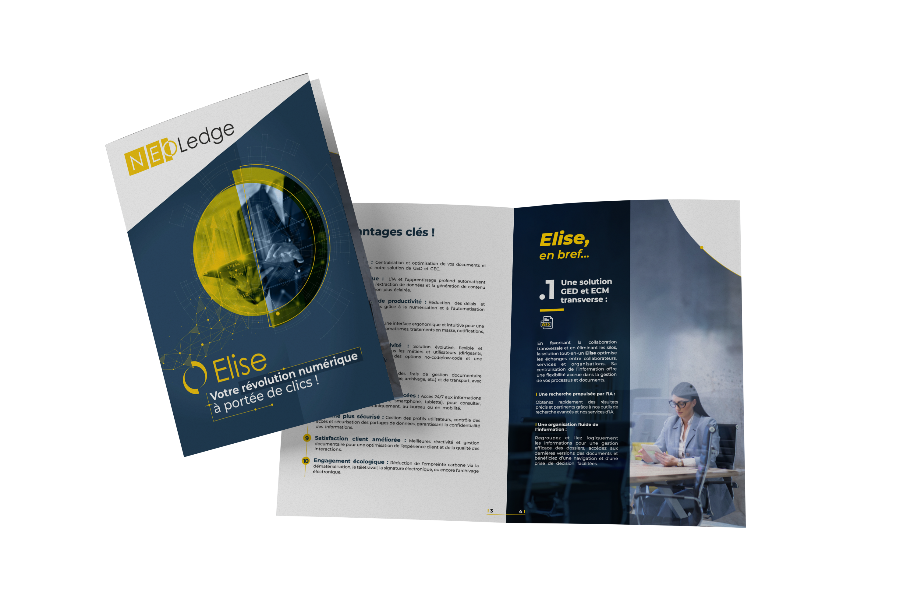 Brochure Elise, solution GED et gestion de courriers