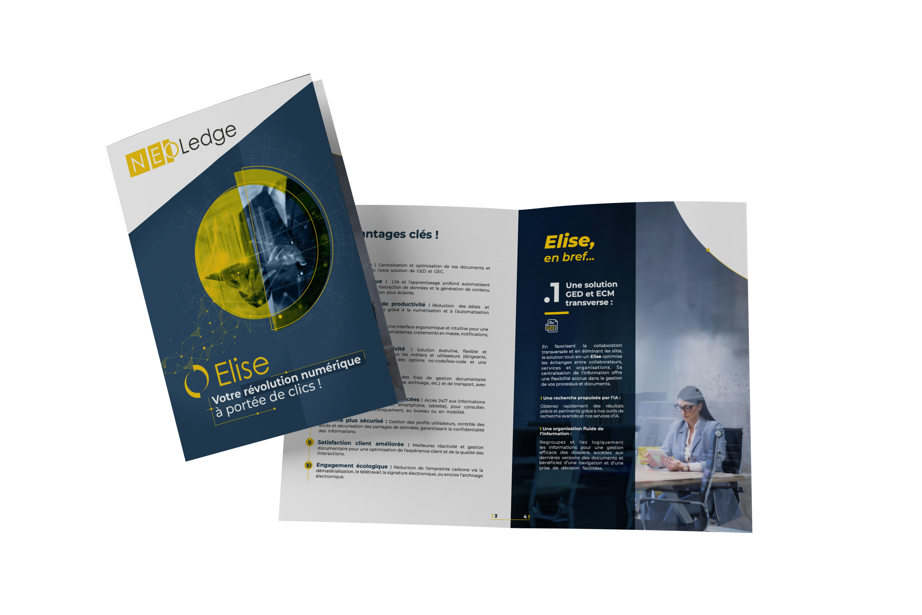 Brochure Elise, solution GED et gestion de courriers